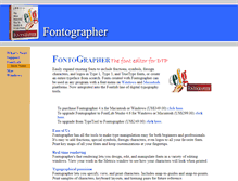 Tablet Screenshot of fontographer.org